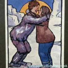 Load image into Gallery viewer, SCOTTISH ART: Charles Rennie Dowell ( 1867 - 1935). Four Little Watercolour Illustrations Relating to the Race for the North Pole in 1909
