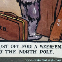 Load image into Gallery viewer, SCOTTISH ART: Charles Rennie Dowell ( 1867 - 1935). Four Little Watercolour Illustrations Relating to the Race for the North Pole in 1909
