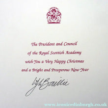 Load image into Gallery viewer, Scottish Art: Collector's Item ROBIN PHILIPSON Vintage Lithograph Christmas Card, 1994
