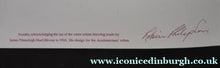 Load image into Gallery viewer, Scottish Art: Collector's Item ROBIN PHILIPSON Vintage Lithograph Christmas Card, 1994
