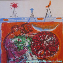 Load image into Gallery viewer, SCOTTISH ART: Collector's Item ROBIN PHILIPSON Vintage Lithograph Christmas Card
