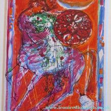 Load image into Gallery viewer, SCOTTISH ART: Collector's Item ROBIN PHILIPSON Vintage Lithograph Christmas Card
