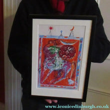 Load image into Gallery viewer, SCOTTISH ART: Collector's Item ROBIN PHILIPSON Vintage Lithograph Christmas Card

