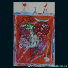 Load image into Gallery viewer, SCOTTISH ART: Collector's Item ROBIN PHILIPSON Vintage Lithograph Christmas Card
