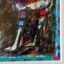 Load image into Gallery viewer, Scottish Art: Collector's Item ROBIN PHILIPSON Vintage SIGNED Lithograph Christmas Card. Early 1971 Date
