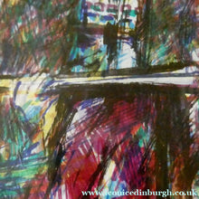Load image into Gallery viewer, Scottish Art: Collector's Item ROBIN PHILIPSON Vintage SIGNED Lithograph Christmas Card. Early 1971 Date
