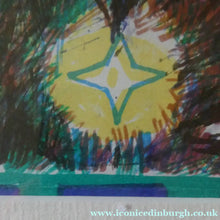 Load image into Gallery viewer, Scottish Art: Collector's Item ROBIN PHILIPSON Vintage SIGNED Lithograph Christmas Card. Early 1971 Date
