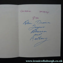 Load image into Gallery viewer, Scottish Art: Collector's Item ROBIN PHILIPSON Vintage SIGNED Lithograph Christmas Card, 1990
