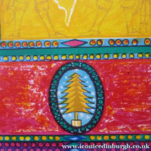 Load image into Gallery viewer, Scottish Art: Collector's Item ROBIN PHILIPSON Vintage SIGNED Lithograph Christmas Card, 1990
