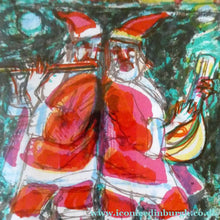 Load image into Gallery viewer, Scottish Art: Collector's Item ROBIN PHILIPSON Vintage SIGNED Lithograph Christmas Card. Early 1970s

