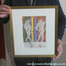 Load image into Gallery viewer, Scottish Art: Collector's Item ROBIN PHILIPSON Vintage SIGNED Lithograph Christmas Card. Early 1970s
