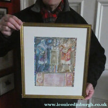 Load image into Gallery viewer, Scottish Art: Collector's Item ROBIN PHILIPSON Vintage SIGNED Lithograph Christmas Card. Early 1970s
