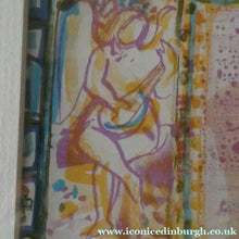 Load image into Gallery viewer, Scottish Art: Collector's Item ROBIN PHILIPSON Vintage SIGNED Lithograph Christmas Card. Early 1970s
