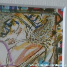 Load image into Gallery viewer, Scottish Art: Collector's Item ROBIN PHILIPSON Vintage SIGNED Lithograph Christmas Card. Early 1970s
