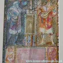 Load image into Gallery viewer, Scottish Art: Collector's Item ROBIN PHILIPSON Vintage SIGNED Lithograph Christmas Card. Early 1970s
