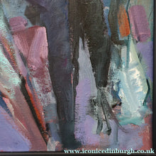 Load image into Gallery viewer, 1980s Oil Painting on Canvas by Crawfurd Adamson (1953 - 2024) Entitled Street Scene
