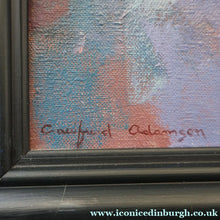 Load image into Gallery viewer, 1980s Oil Painting on Canvas by Crawfurd Adamson (1953 - 2024) Entitled Street Scene
