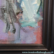 Load image into Gallery viewer, 1980s Oil Painting on Canvas by Crawfurd Adamson (1953 - 2024) Entitled Street Scene
