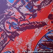 Load image into Gallery viewer, SCOTTISH ART. Contemporary Original Pencil Signed Screenprint by Paul Furneaux. Demon on Calton Hill. Signed &amp; Dated 1987
