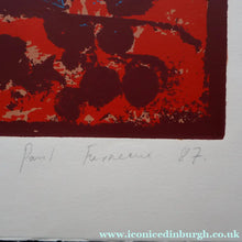 Load image into Gallery viewer, SCOTTISH ART. Contemporary Original Pencil Signed Screenprint by Paul Furneaux. Demon on Calton Hill. Signed &amp; Dated 1987
