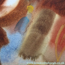 Load image into Gallery viewer, EDWARD GAGE (1925 - 2000). Listed Scottish Artist. 1970s Exotic Watercolour Entitled "Moon Miniature". SARDINIA
