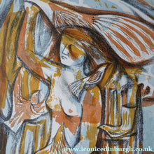 Load image into Gallery viewer, Edward Gage Colour Lithograph Queen of Birds 1950s
