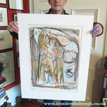 Load image into Gallery viewer, Edward Gage Colour Lithograph Queen of Birds 1950s
