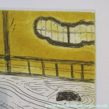 Load image into Gallery viewer, Elizabeth Blackadder Pencil Signed Etching Japanese Garden Kyoto 1992. Glasgow Print Studio
