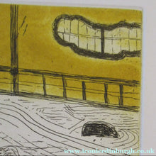Load image into Gallery viewer, Elizabeth Blackadder Pencil Signed Etching Japanese Garden Kyoto 1992. Glasgow Print Studio
