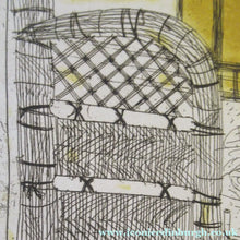 Load image into Gallery viewer, Elizabeth Blackadder Pencil Signed Etching Japanese Garden Kyoto 1992. Glasgow Print Studio
