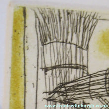 Load image into Gallery viewer, Elizabeth Blackadder Pencil Signed Etching Japanese Garden Kyoto 1992. Glasgow Print Studio
