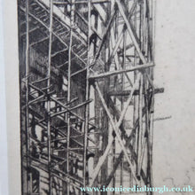 Load image into Gallery viewer, ES Lumsden Paris in Construction Etching Drypoint 1907
