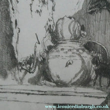 Load image into Gallery viewer, SCOTTISH ART. Ernest Stephen Lumsden. Etching entitled: The Fruit Shop, Jodhpur 1914
