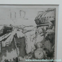 Load image into Gallery viewer, SCOTTISH ART. Ernest Stephen Lumsden. Etching entitled: The Fruit Shop, Jodhpur 1914
