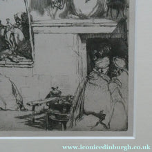 Load image into Gallery viewer, SCOTTISH ART. Ernest Stephen Lumsden. Etching entitled: The Fruit Shop, Jodhpur 1914
