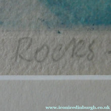 Load image into Gallery viewer, Philip Reeves (1931 - 2017). Rocks, Ireland's Eye. Pencil Signed &amp; Framed
