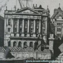 Load image into Gallery viewer, Scottish Art. Fishmonger's Hall. Pencil Signed Etching by IAN STRANG
