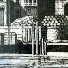 Load image into Gallery viewer, Scottish Art. Fishmonger's Hall. Pencil Signed Etching by IAN STRANG
