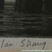 Load image into Gallery viewer, Scottish Art. Fishmonger's Hall. Pencil Signed Etching by IAN STRANG

