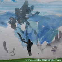 Load image into Gallery viewer, Scottish Art. GEORGE HAIG, 2nd Earl Haig (1918 - 2009) Original Abstract Watercolour Painting: Majorca II
