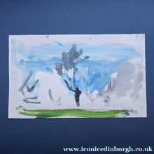 Load image into Gallery viewer, Scottish Art. GEORGE HAIG, 2nd Earl Haig (1918 - 2009) Original Abstract Watercolour Painting: Majorca II
