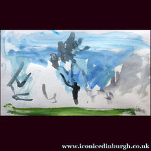 Load image into Gallery viewer, Scottish Art. GEORGE HAIG 2nd Earl Haig (1918 - 2009) Original Abstract Watercolour Painting: Majorca II - British Art
