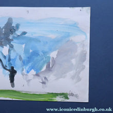 Load image into Gallery viewer, Scottish Art. GEORGE HAIG, 2nd Earl Haig (1918 - 2009) Original Abstract Watercolour Painting: Majorca II
