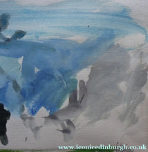 Load image into Gallery viewer, Scottish Art. GEORGE HAIG, 2nd Earl Haig (1918 - 2009) Original Abstract Watercolour Painting: Majorca II
