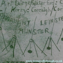 Load image into Gallery viewer, George Wyllie (1921 - 2012). "32 Spires for Hibernia". Etching; Signed and dated 1994
