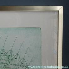 Load image into Gallery viewer, George Wyllie (1921 - 2012). "32 Spires for Hibernia". Etching; Signed and dated 1994
