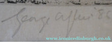 Load image into Gallery viewer, Scottish Art for Sale. George Wyllie Dollar Bill Etching 1980s
