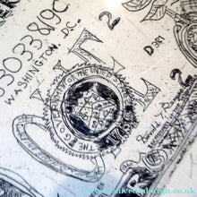 Load image into Gallery viewer, Scottish Art for Sale. George Wyllie Dollar Bill Etching 1980s
