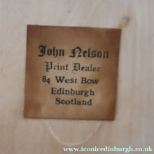 Load image into Gallery viewer, SCOTTISH ART. Georgian Engraving 1804 by James Fittler after John Claude Nattes, Edinburgh Castle from Registar House. FRAMED
