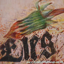 Load image into Gallery viewer, SCOTTISH ART. Gouache &amp; Wax Drawing by Sylvia von Hartmann Entitled "In Every End Lies a New Beginning"
